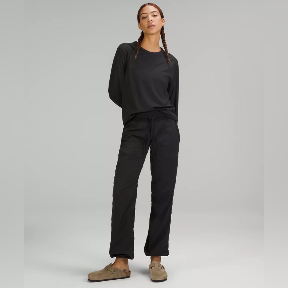 Lululemon Dance Studio Black Mid-Rise Full Length Pants